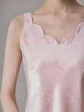 Jacqueline Pink Jacquard Cheongsam Dress