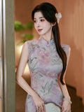 Nessa Jacquard Cheongsam Dress