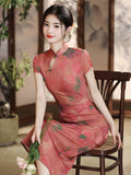 Sabella Fleeting Cloud Floral Cheongsam