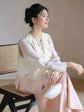 Nita Jacquard Embroidered Cheongsam Vest