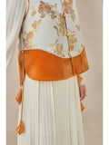 Pinnacle Orange Vest Modern Cheongsam