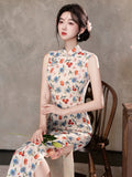 Rita Floral Sleeveless Cheongsam