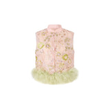 Emerald 3-Piece Embroidered Cheongsam Set