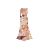 Persephone Floral Print Cotton Cheongsam Dress