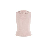 Bernadette 3D Floral Merino Wool Cheongsam Vest