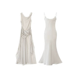 Valentina Pearl Chiffon Cheongsam Dress