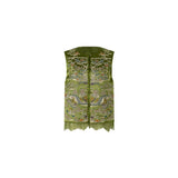 Andante 2-Piece Embroidered Vest Qipao Set