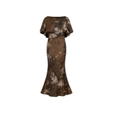 Quartz Artistic Gradient Cheongsam Dress