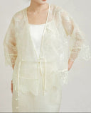 Peace Lace Embroidered Cheongsam Top