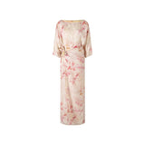 Delilah Gradient Floral Silk Cheongsam Dress