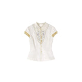 Stardust 2-Piece Jacquard Embroidered Cheongsam Set