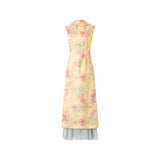 Moonbeam Lace Floral Cheongsam Dress