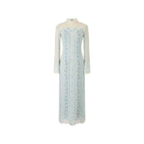 Leah Lace Embroidered Cheongsam Dress