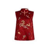 Ella 2-Piece Embroidered Jacquard Cheongsam Set