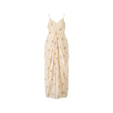 Camellia 2-Piece Beaded Embroidered Cheongsam Set