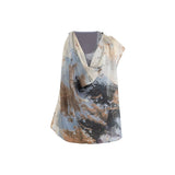 Princess Vest Ink Splash Print Cheongsam