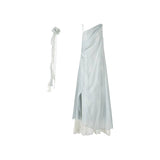 Vina Lace Asymmetrical Cheongsam Dress