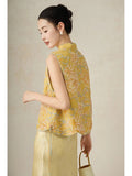 Sunbeam Embroidered Beadwork Cheongsam Vest