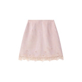Celeste 2-Piece Pink Embroidered Cheongsam Set