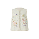 Heather 2-Piece Embroidered Tencel Cheongsam Set