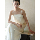 Interlude 2-Piece Sheer Overlay Cheongsam Set