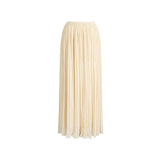 Tatiana 2-Piece Cotton Knit Top Chiffon Skirt Cheongsam Set
