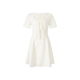 Sabella Long Textured Acetate Cheongsam Dress