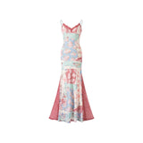 Elle Gradient Floral Lace Cheongsam Dress