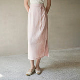 Katarina Cloud White Loose Cheongsam Top