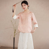 Gwen Pearl White A-Line Cheongsam Skirt