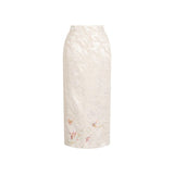 Aurora 2-Piece Linen Embroidered Cheongsam Set