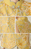 Sunbeam Embroidered Beadwork Cheongsam Vest