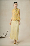 Sunbeam Embroidered Beadwork Cheongsam Vest