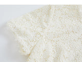 Duchess Beige Lace Cheongsam Dress