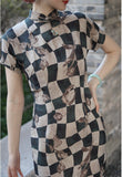 Fluorite Sunset Encounter Modern Cheongsam
