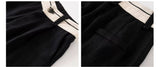 Clementine 2-Piece Color-Block Knit Cheongsam Set
