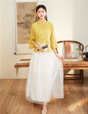 April Blooming Qipao Cheongsam Top
