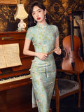 Magnolia Süßer Qipao Cheongsam