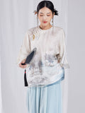 Silk Frances Dazzling Qipao Cheongsam Top