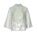 April Blooming Qipao Cheongsam Top