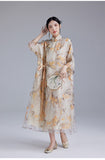 Silk Angelina Romance Qipao Cheongsam