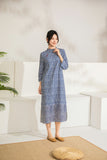 Refined Fish Scales Cheongsam Dress