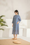 Refined Fish Scales Cheongsam Dress