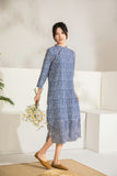 Refined Fish Scales Cheongsam Dress