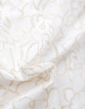 Qipao Cheongsam Blanc Doré