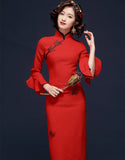 Bankett-Schmetterling Qipao Cheongsam