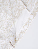 Qipao Cheongsam Blanc Doré