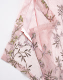 Pink Corduroy Qipao Cheongsam