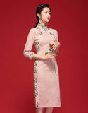 Sanftes Cord Qipao Cheongsam