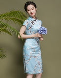 Cheongsam Qipao seguro de seda